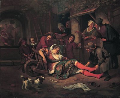 Wine is a Mocker by Jan Havickszoon Steen